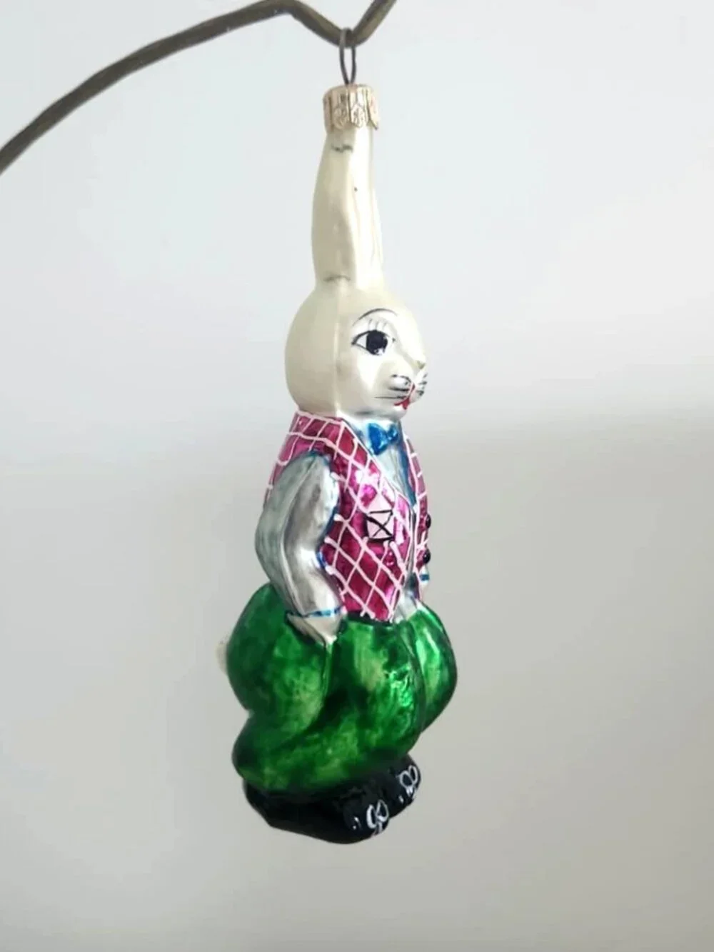 ✨Very Rare Authentic Christopher Radko Peter Rabbit Bunny Handmade Glass Orament